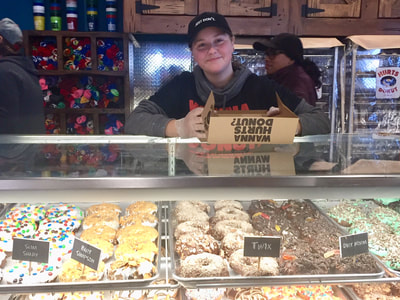 Happy Employee at Hurts Donut in Branson